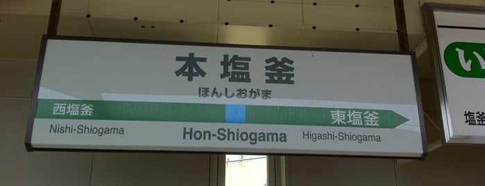 Hon-Shiogama Station is one of Train stations.