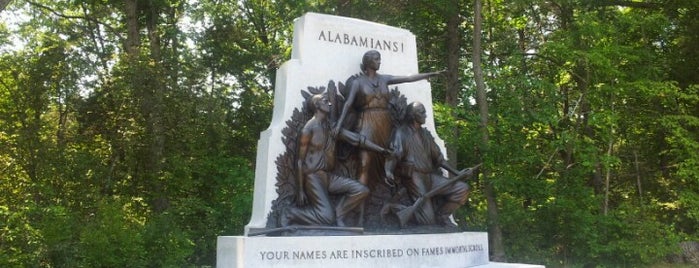 Alabama Monument is one of Gettysburg Battlefield.