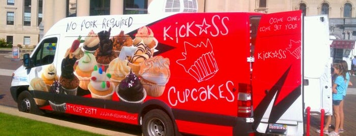 Kickass Cupcakes Truck is one of Food Trucks in Boston.