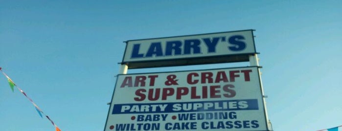 Larry's Arts & Crafts is one of Houston Press Plus 2013 Len.