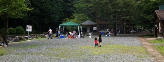 童子沢親水公園 is one of 静岡県のキャンプ場.