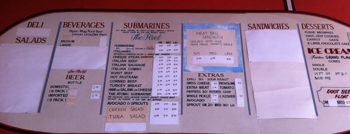 Marina Submarine is one of Need a sammie?  Check these..
