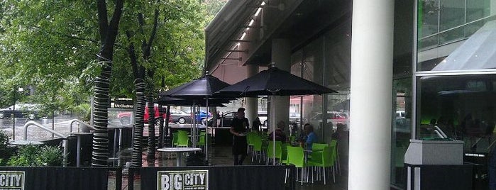 Big City Burgers And Greens is one of Zach’s Liked Places.