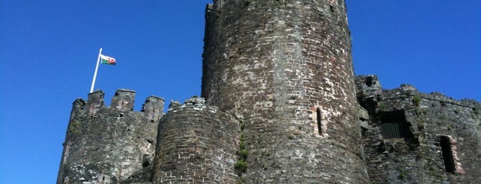 Conwy Castle is one of North Wales.