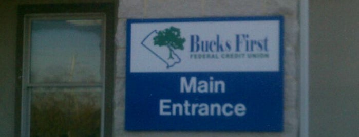 Bucks First Federal Credit Union is one of Places.