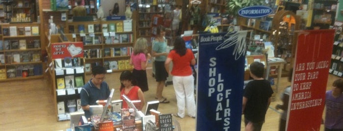 BookPeople is one of Austin.