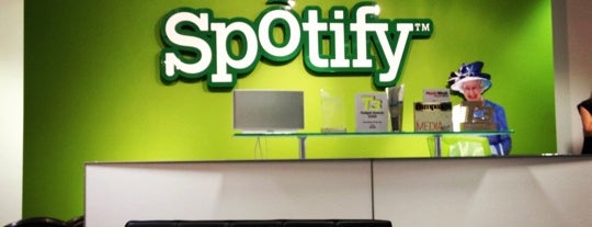 Spotify Limited (HQ) is one of Silicon Roundabout / Tech City London (Open List).