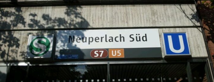 S+U Neuperlach Süd is one of U-Bahnhöfe München.