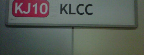 RapidKL KLCC (KJ10) LRT Station is one of RapidKL Rail.
