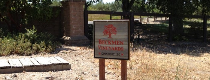 Beckman Vineyards is one of Favorites.