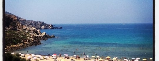 Golden Bay Beach is one of VISITAR Malta.