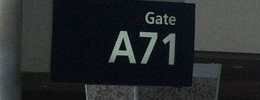Gate A71 is one of Raquel’s Liked Places.