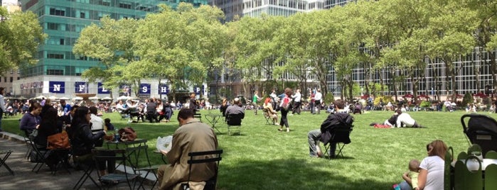 Bryant Park is one of NEW YORK.