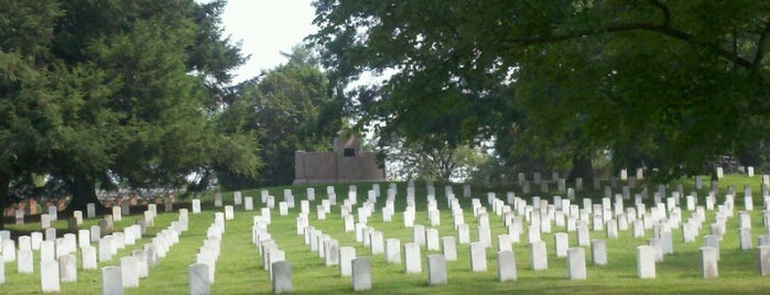 Gettysburg National Cemetery is one of National Park Service sites visited.