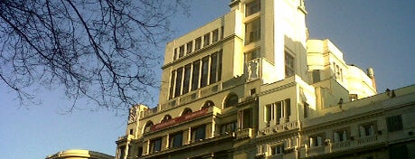Círculo de Bellas Artes is one of Ruta por el Madrid de la novela: "EL ESCALON 33".