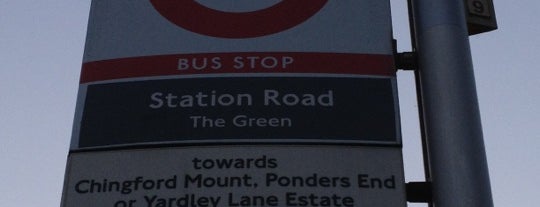 Bus Stop J - Station Road (The Green) is one of Buses.