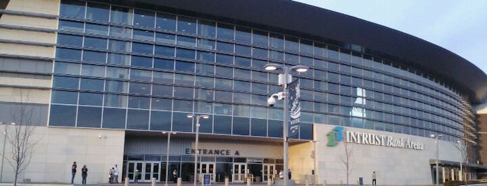 INTRUST Bank Arena is one of Tempat yang Disukai Whitney.
