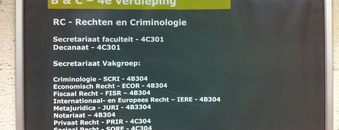 Faculteit Recht & Criminologie is one of Vrije Universiteit Brussel.