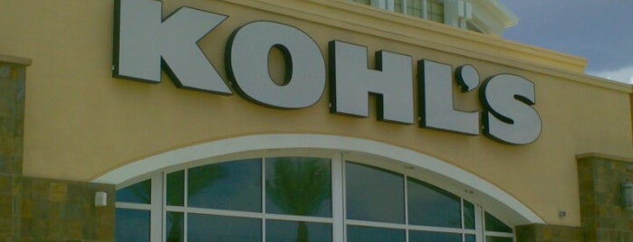 Kohl's is one of Orte, die Trish gefallen.