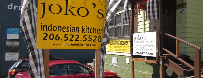 Joko's Indonesian Kitchen is one of สถานที่ที่บันทึกไว้ของ Melvin.