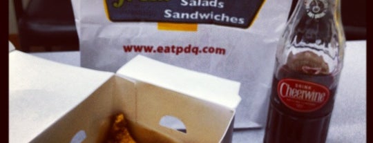 PDQ Tenders Salads & Sandwiches is one of Lugares favoritos de Drew.