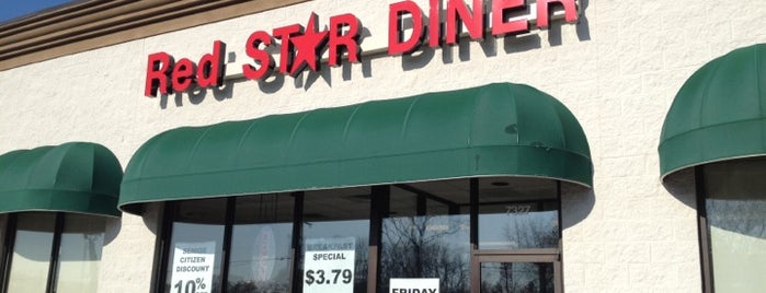 Red Star Diner is one of สถานที่ที่ Greg ถูกใจ.