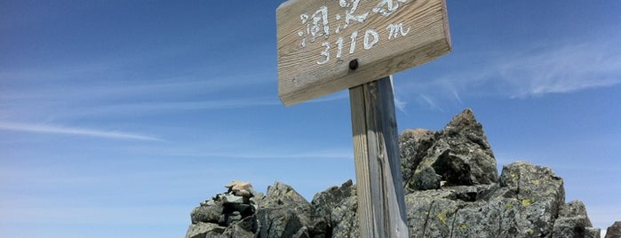 涸沢岳 is one of 日本の3000m峰.