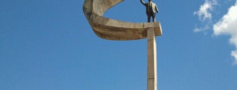 Memorial JK is one of Oscar Niemeyer [1907-2012].