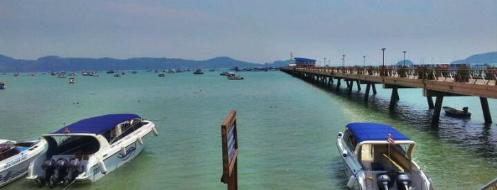 Chalong Bay Pier is one of Phuket, Thailand.