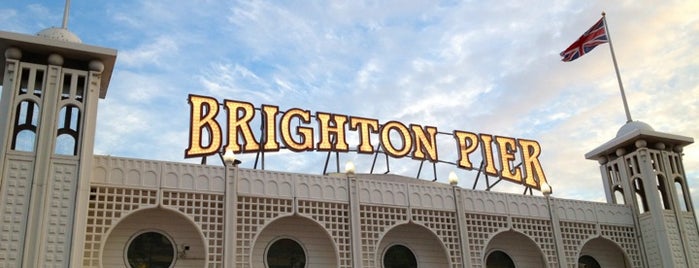 Brighton Palace Pier is one of Brighton.