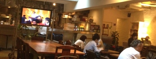 タイムアウト カフェ&ダイナー is one of 電源＋Wi-Fiがあるカフェ.