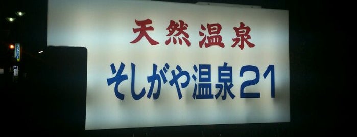 そしがや温泉21 is one of お風呂.