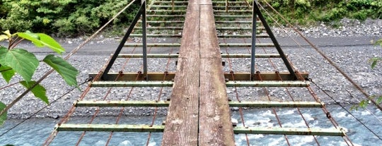渡本の吊橋 is one of 静岡県の吊橋.