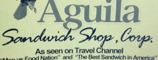 Aguila Sandwich Shop is one of Tampa/Left Coast.