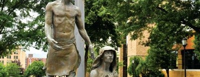 Christ the Teacher Sculpture (University of Scranton) is one of Art on Campus.