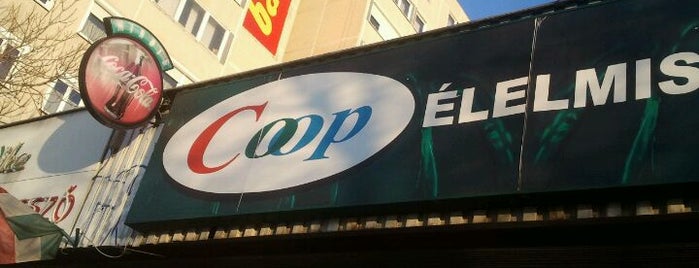 COOP Közért is one of Supermarkets @ Budapest.