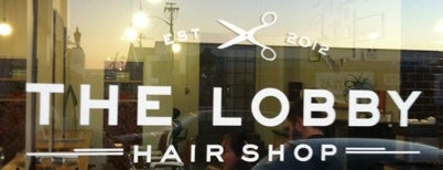 The Lobby Hairshop is one of Tempat yang Disukai Nate.