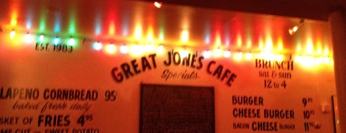Great Jones Cafe is one of The Drew Yorker.