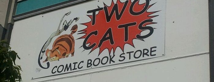 Two Cats Comic Book Store is one of Lieux sauvegardés par squeasel.