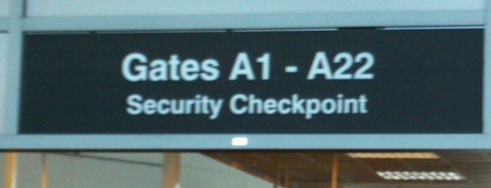 Delta security checkpoint terminal A is one of SU MA.