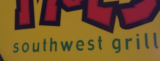 Moe's Southwest Grill is one of Tempat yang Disukai Valerie.