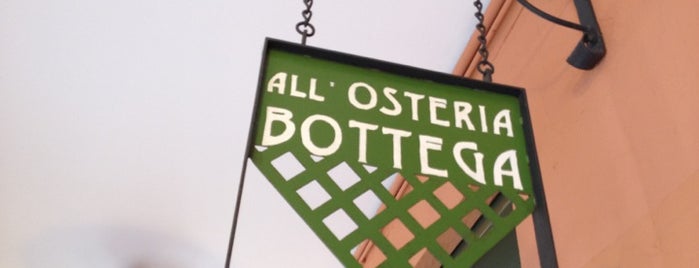 Osteria Bottega is one of Osterie d’Italia 2013 Slow Food.