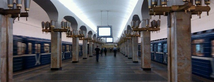 Станция метро «Пушкинская» is one of Минский метрополитен.