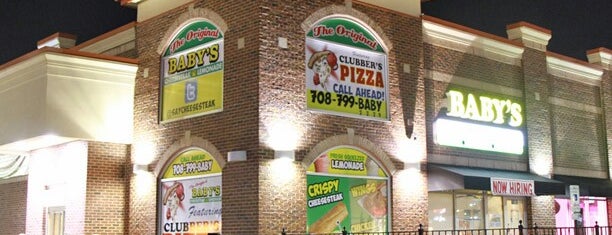 Baby's Cheesesteak & Clubber's Pizza is one of Lieux sauvegardés par CAROLANN.