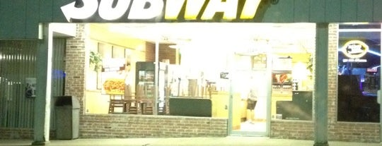 Subway is one of places.