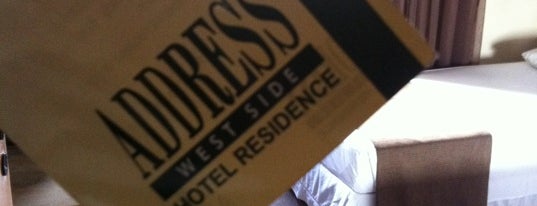 Address West Side Hotel Residence is one of Lugares favoritos de Nilton.