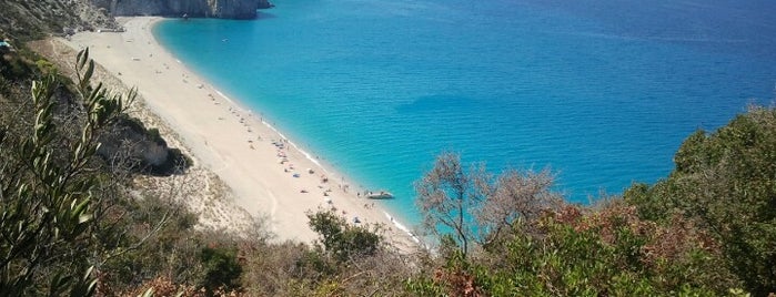 Milos Beach is one of Lefkada.