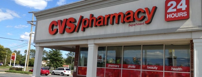 CVS pharmacy is one of Often visited.