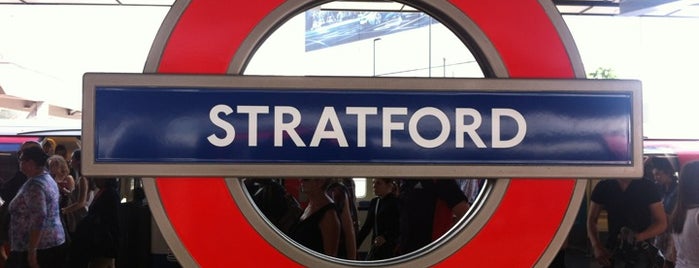 Stratford London Underground and DLR Station is one of Railway stations visited.