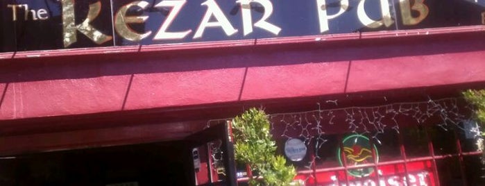 Kezar Pub is one of SF/Napa.